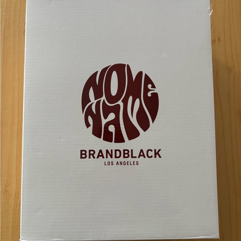 Brandblack White Box with Red Logo